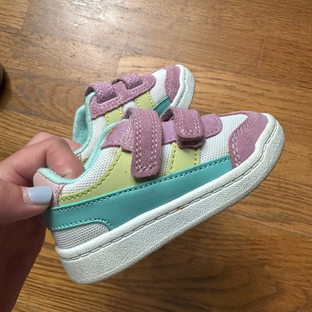 Kids Multi-Color Velcro Sneakers